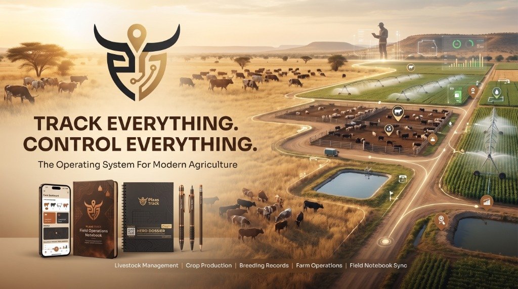 PlaasTrack Farm Management System - Smartphone App, Field Operations Notebooks, and Cattle Ranch Operations in Botswana